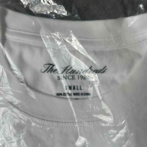 The Hundreds Men's White Perfect Pocket Short Sleeve 100% Cotton T-Shirt Size S - Picture 5 of 7